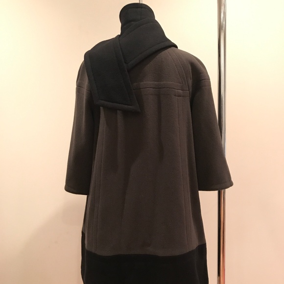 Marc Jacobs Olive Black Coat - Picture 4 of 8